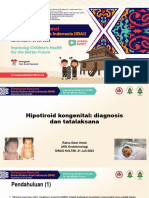 Hipotiroid Kongenital Diagnosis Dan Tatalaksana, Sinas Kaltim