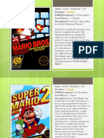 Main Mario Series Presentation