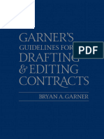 Guidelines For Drafting and Editing Contracts. - Part One