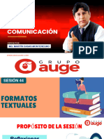 Sesion 44 - Formatos Textuales