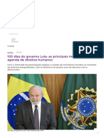 Noticias - 100 Dias Do Governo Lula As Principais Medidas Na Agenda de Direitos Humanos