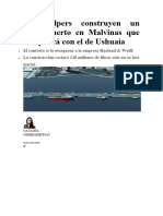Los Kelpers Construyen Un Mega Puerto en Malvinas Que Competirá Con El de Ushuaia