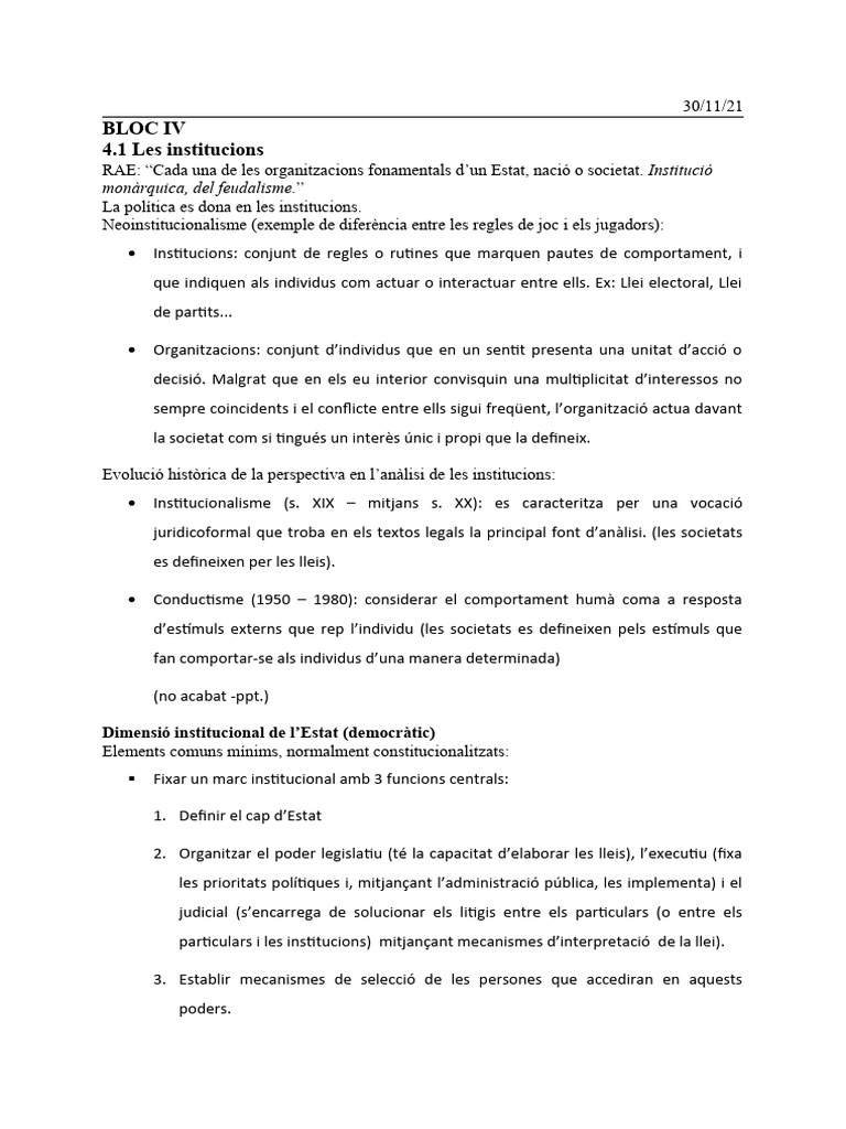 Apunts Bloc 4 | PDF