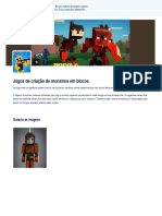 Blocky Monster Crafting Games GDD PT-PT