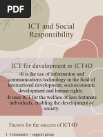 ICT and Social Responsibility