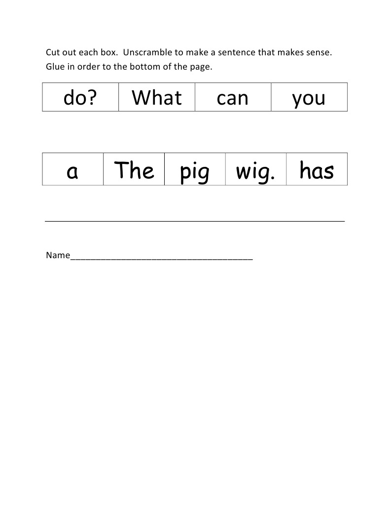 Sentence Order | PDF | Language Arts & Discipline