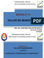 Clase #6 - Modulo Vi Taller de Monografía