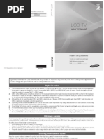 LCD TV: User Manual