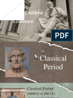 Classical and Middle Ages