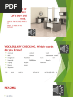 Prepositions of Place. Reading Comprehension Activity.