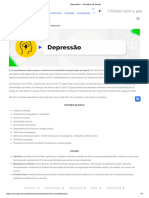 Depressão - Ministério Da Saúde