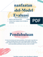 Kelompok II - Pemanfaatan Model-Model Evaluasi