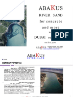ABAKUS RIVER SAND For DUBAI
