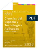 Ciencias Del Espacio y Tecnologías Aplicadas - DGES.v3