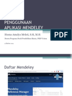 Materi Penggunaan Aplikasi Mendeley