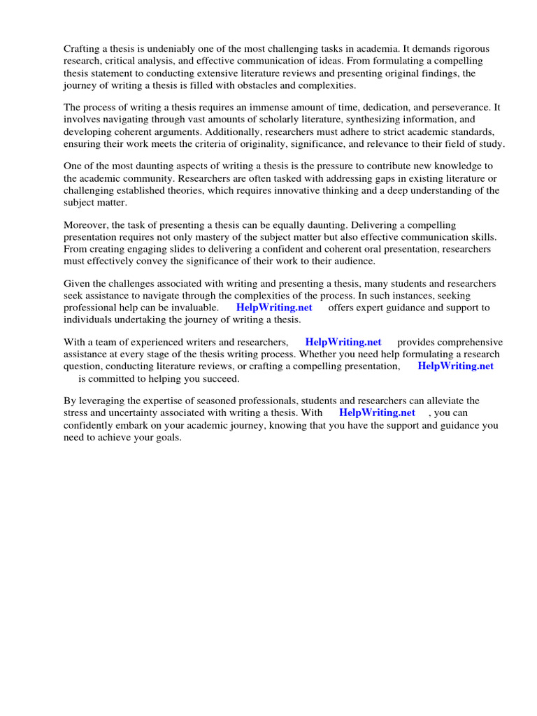 How To Make A Thesis Presentation | PDF | Thesis | Microsoft Power Point