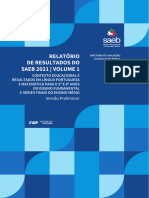 Relatorio de Resultados Do Saeb 2021 Volume 1