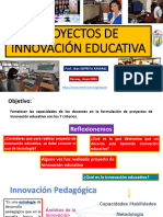 Proyectos de Innovación Educativa Mayo - 2021