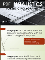 Forensic Polygraphy: Criminalistics