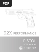 4x Beretta 92FS / 92A1 Factory Instruction Manuals – OEM Owner’s Guides