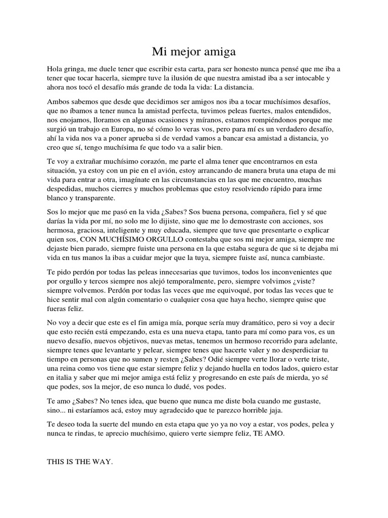 Parte Del Viaje Es Su Final | PDF