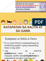 Esp8 Modyul 12 Katapatan Sa Salita at Gawa