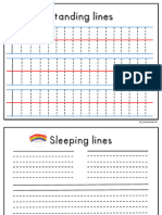 Prewriting Strokes - Line Tracing