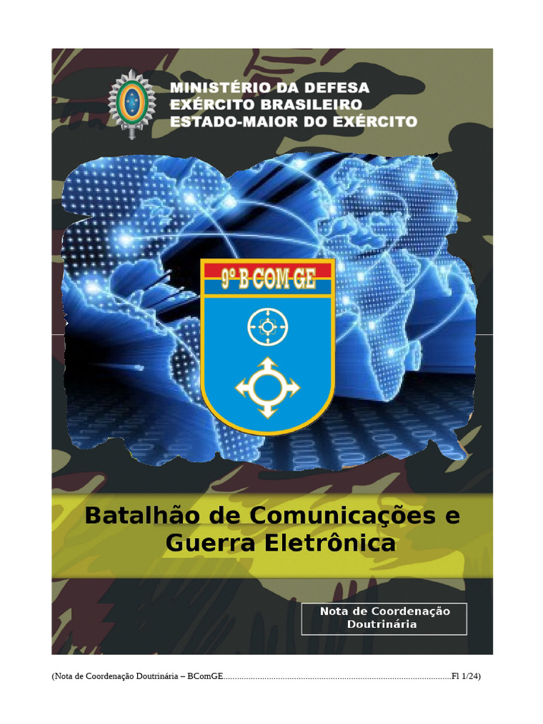 Estrutura e Funções do BComGE | PDF | Guerra eletrônica | Batalhão