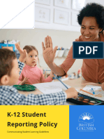 K 12 Student Reporting Policy Communicating Student Learning Guidelines