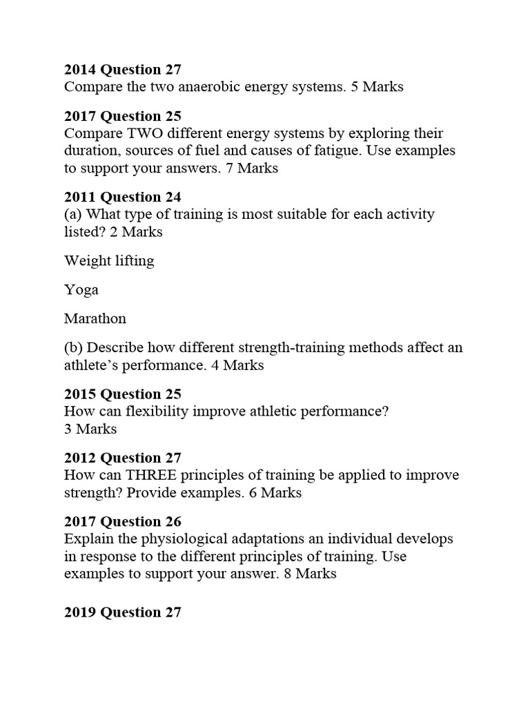 PDHPE Core 2 Practice Questions PDF Dietary Supplements Psychology