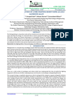 Design and Fabrication of A Fire Fighting Robot Using Aa 6063 Aluminum Alloy