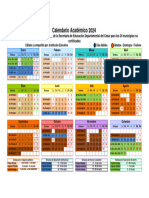 Calendario Académico 2024 Sec. - Cesar 2
