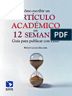 Book. Belcher. Como Escribir Un Articulo Academico en 12 Semanas - 2010