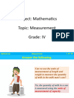 8 CB IV Math Measurement