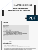 L1 - PartA - Classical - Output and Employment