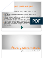Ética y Matemática - PPSX