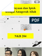 Kebudayaan Dan Iptek Sebagai Anugerah Allah