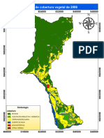 Mapa de Cobertura Vegetal de 2008: Simbología