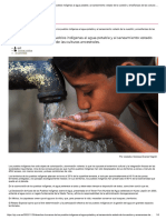 Derechos Humanos de Los Pueblos Indígenas Al Agua Potable y Al Saneamiento: Estado de La Cuestión y Enseñanzas de Las Culturas Ancestrales