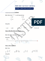 MASTER - Lớp 7 - Học tốt môn Toán - Buổi 01 - Đáp án D E