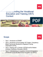 Mod 1 Understanding The Vocational Education and Training (VET) Context (Slides View)