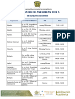 Calendario de Asesorias 2024