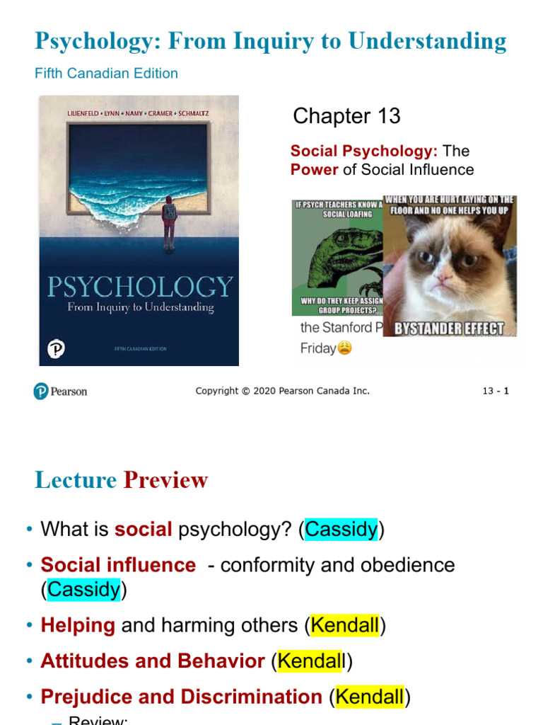 Chapter 13 Part Ii Kendall Pdf Social Psychology Psychology