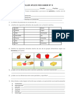 Taller Aplico Mis Saber N° 8 - Nutrición y Digestiónn1