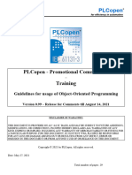 Plcopen Oop Guidelines Version 0.99 RFC