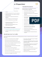 Bench - Self-Employed Tax Organizer Checklist