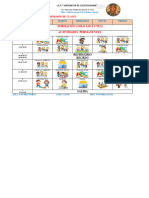 Horario 4 Años Actual