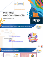 Primera Webconferencia - 27agosto2022
