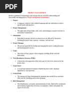 Lecture 2 Terminologies