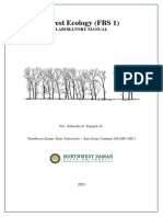 FBS 1 Forest Ecology Final Lab Manual 2023 1st Edition